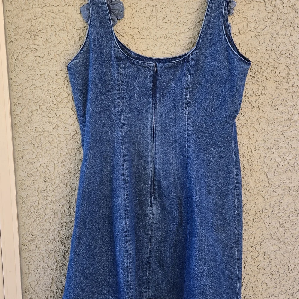 Avec Les Filles Denim Mini Dress - Picture 7 of 9